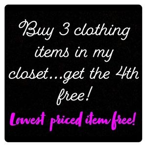 Buy 3 get 4th free!